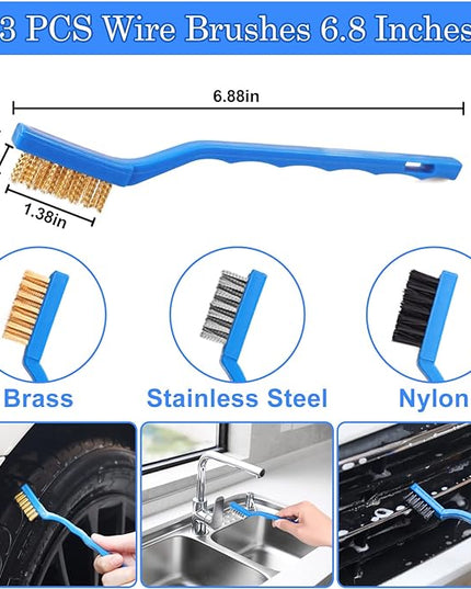 TTRCB 27Pcs Car Detailing Kit, Car Cleaning Kit, Car Detailing Brush Set, Drill Brush Set, Car Detailing Brushes, Car Wash Kit, Car Accessories, Car Cleaning Supplies for Interior, Exterior, Wheels