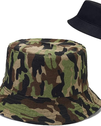 XYIYI Cute Bucket Hat Beach Fisherman Hats for Women, Reversible Double-Side-Wear
