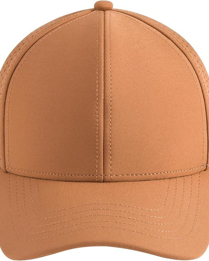 VOBOOM Men Quick Dry Baseball Cap Laser Cut Mesh Ball Curved Brim Snapback Hat