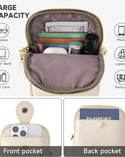 Small Crossbody Bags for Women, Lightweight Mini Cute Cell Phone Purse for Women with Tassel Shining Butterfly