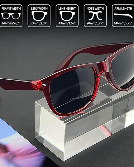 Joopin Square Sunglasses Polarized UV Protection Trendy Designer Sun Glasses Men Women