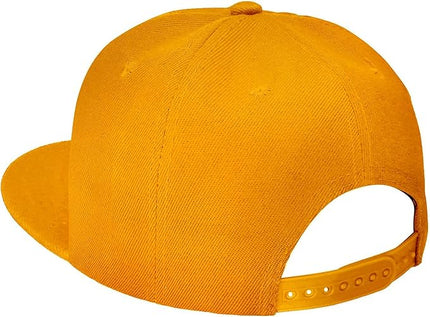 Classic Snapback Hat Cap Hip Hop Style Flat Bill Blank Solid Color Adjustable Size