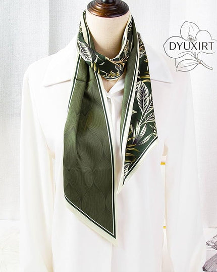 Head Scarf Purse Handle Neck Satin Hair Scarfs For Bag Lightweight Silky Long Thin Women's Fashion Scarves 59 * 5.9”