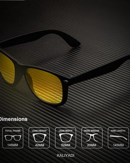 KALIYADI Polarized Sunglasses for Men and Women Matte Finish Sun glasses Color Mirror Lens UV Blocking (3 Pack)