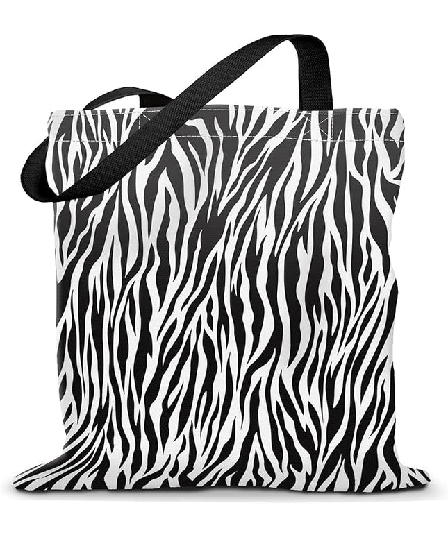 Canvas Tote Bag for Women，Cute Heavy-Duty Shoulder Bag with Zipper Pocket -Travel Tote for Grocery, Gym,Shopping