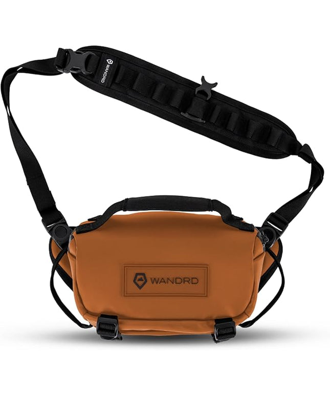 WANDRD ROGUE V1 3L Sling: Compact Camera Sling and Crossbody Bag with Fast Access, 3-Way Carry– Lightweight Everyday Bag Great for Travel, Photography, and Daily Use (Sedona Orange)