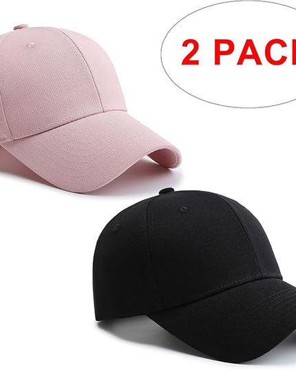 PFFY 2 Packs Baseball Cap Golf Dad Hat for Men and Women