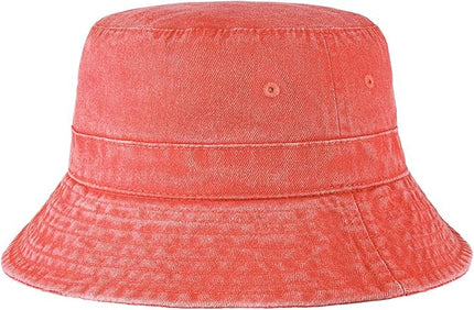 Hot Summer Bucket Hat - Trendy Cotton Sun Hat for Beach, Golf, Fishing - Fun Outdoor Vacation Boonie for Men and Women