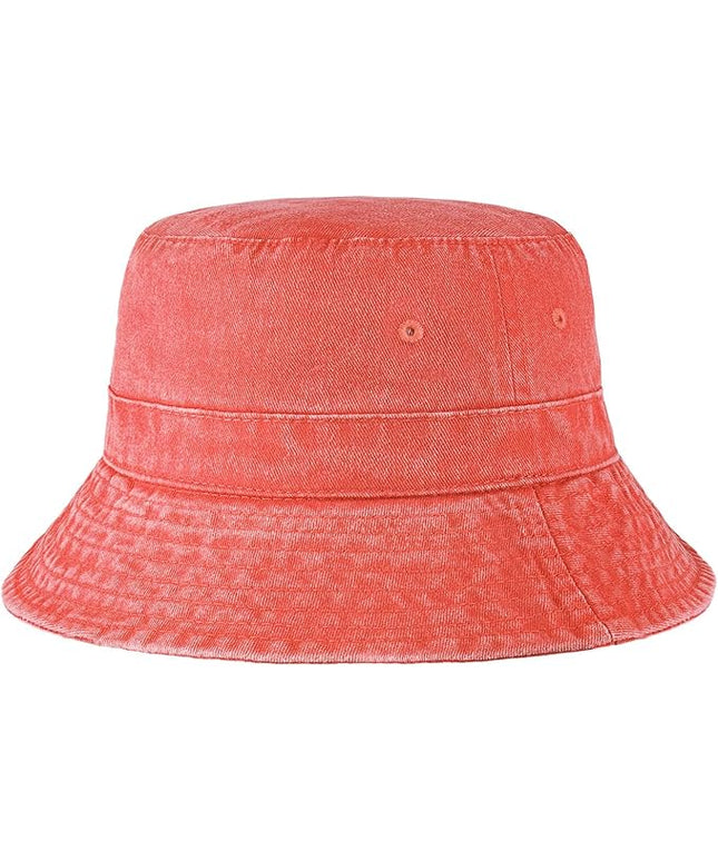 Hot Summer Bucket Hat - Trendy Cotton Sun Hat for Beach, Golf, Fishing - Fun Outdoor Vacation Boonie for Men and Women