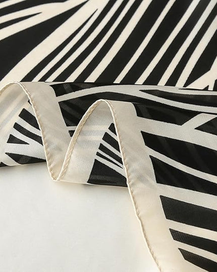 MINIDORA Satin Scarves for Women 27.5 × 27.5 inches Medium Square Elegant Silk Feeling Head Scarf