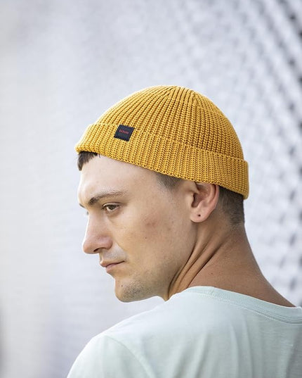 Fisherman Beanie Hats for Men Women,Knit Trawler Skull Cap,Watch Cap,Spring Fall Winter Warm Short Hats