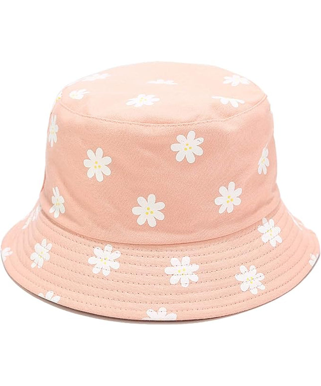 Mashiaoyi Unisex Print Double-Side-Wear Reversible Bucket Hat