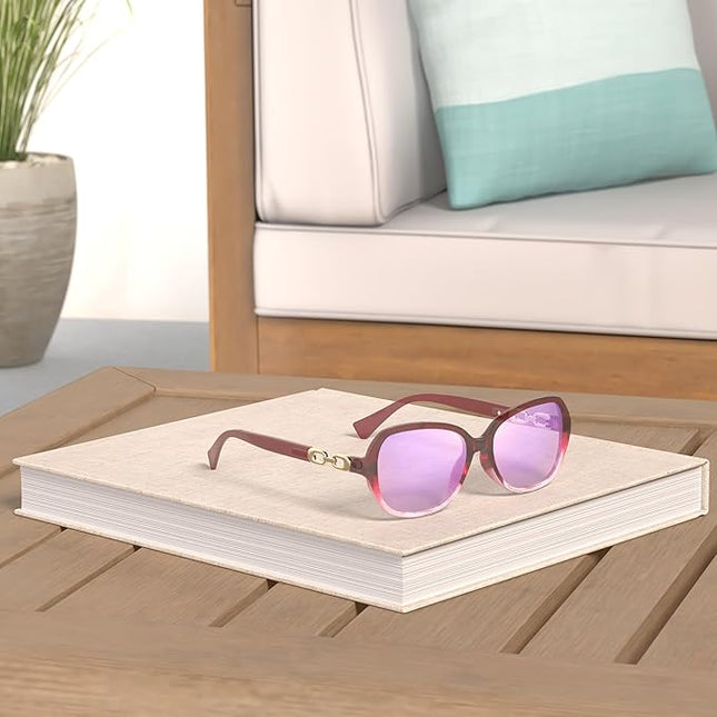 FEISEDY Vintage Square Polarized Sunglasses for Women UV400 Travel Driving Fashion Arcuate Sunglasses B2526