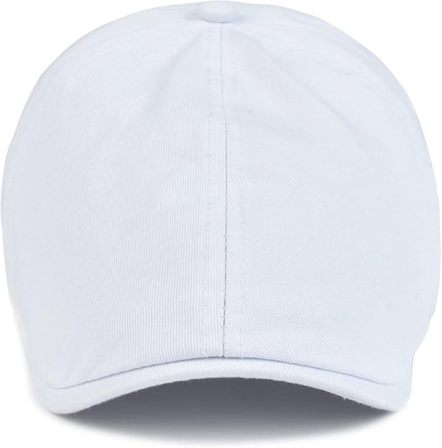 VOBOOM Cotton Washing Flat Cap Cabbie Hat Gatsby Ivy Irish Hunting Newsboy