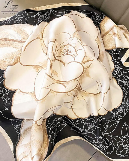 Satin Bandanas Head Scarf For Women Hair Scarves Accessories Lightweight Fashion Wrap Neck Silk Sleeping Headscarf