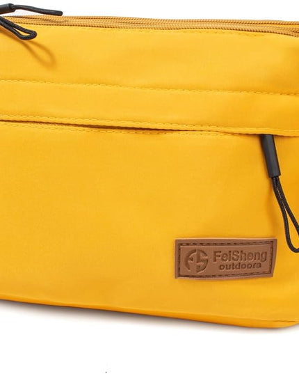 Crossbody Sling Bag Canvas Purse Small Shoulder Handbag 5 Pocket Casual Travel Messenger Hobo Bag Phone Satchel Backpack