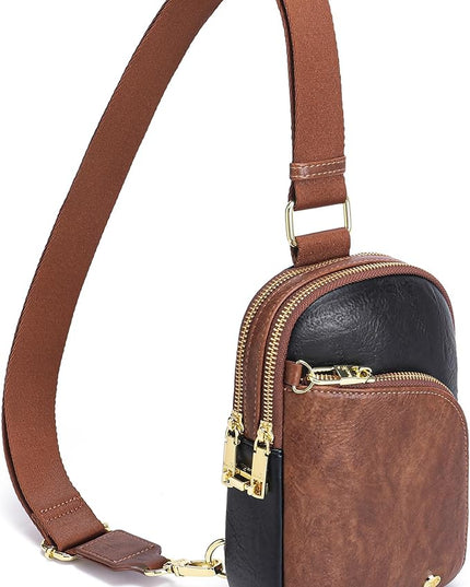 INICAT RFID Blocking Sling Bag Anti Theft Crossbody Bags Women Valentine's Day Gifts Travel Purses Vegan Leather