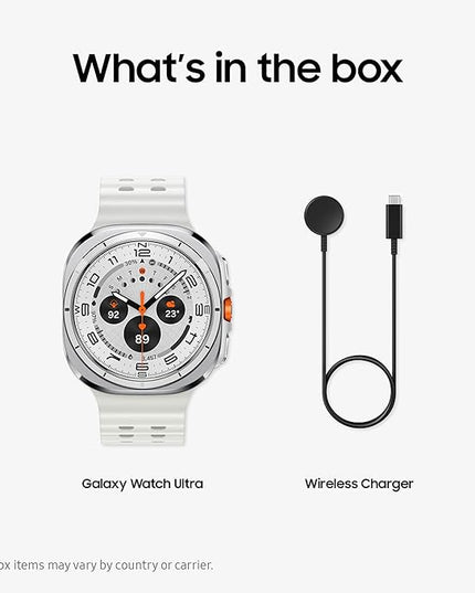 Samsung Galaxy Watch Ultra (2025) 47mm LTE Smartwatch, Titanium Casing, Advanced Sleep Coaching, Running Coach, Energy Score, Heart Rate Tracking, GPS, Titanium White [US Version, 2 Yr Warranty]