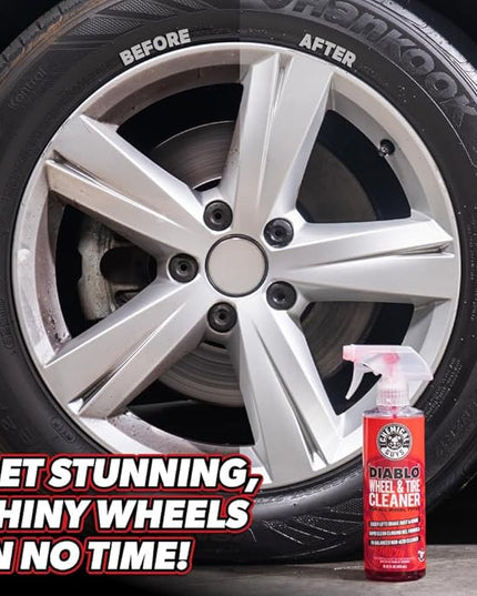 Chemical Guys Sprayable Diablo Wheel Cleaner (Safe on All Wheel & Rim Finishes), Great for Cars, Trucks, SUVs, Motorcycles, RVs & More, 32 fl oz
