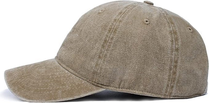 HH HOFNEN Men Women Washed Distressed Twill Cotton Baseball Cap Vintage Adjustable Dad Hat