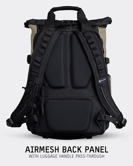 WANDRD PRVKE Lite: Weather-Resistant Travel & Camera Backpack with Laptop Sleeve, Quick Side Access, Clamshell Opening – Ideal Photography & Travel Bag