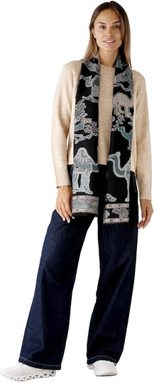 Scarf for Women Spanish Design Elegant Long Shawl Scarves for Summer Fall
