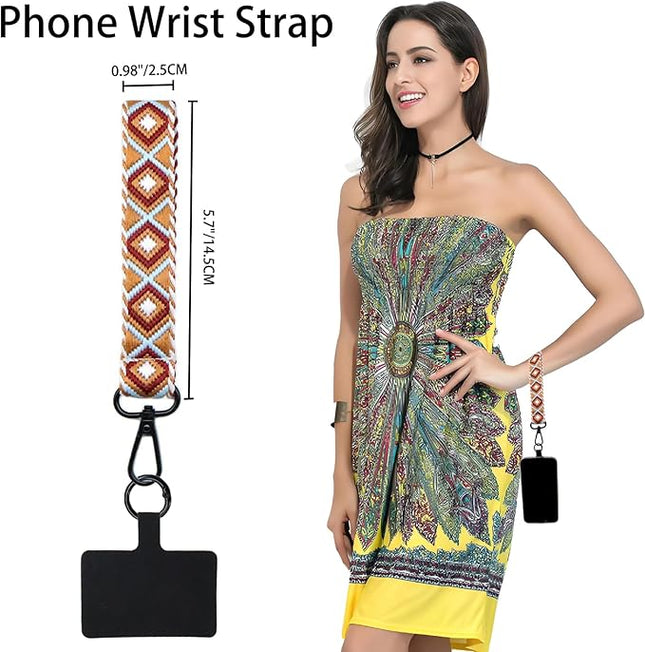 LEMEDE Adjustable Phone Lanyard - Phone Wristlet & Crossbody Phone Strap, Versatile for ID, Camera，Key straps(1" Width)