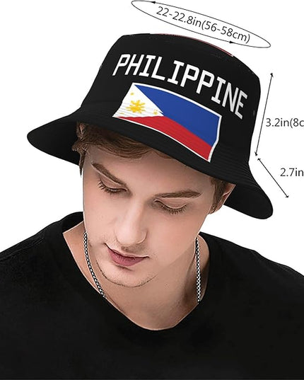Funny Flag Bucket Hat for Men Women, Fisherman Hats Packable Fashion Sun Cap for Travel Outdoor Beach Boys Girls