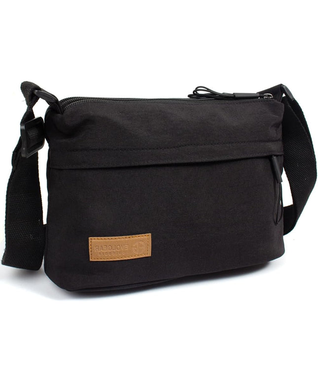 Crossbody Sling Bag Canvas Purse Small Shoulder Handbag 5 Pocket Casual Travel Messenger Hobo Bag Phone Satchel Backpack