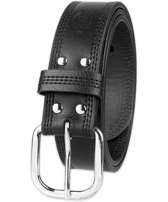 Dickies mens Industrial Strength Leather Belt – Workwear, Durable, Reinforced, Heavyweight