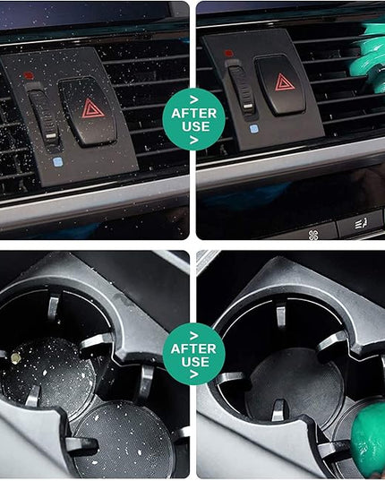 TICARVE Cleaning Gel for Car Detailing Car Cleaning Putty Auto Detailing Gel Detail Tools for Car Interior Cleaner Kit Car Vent Cleaner Automotive Car Cleaner Green