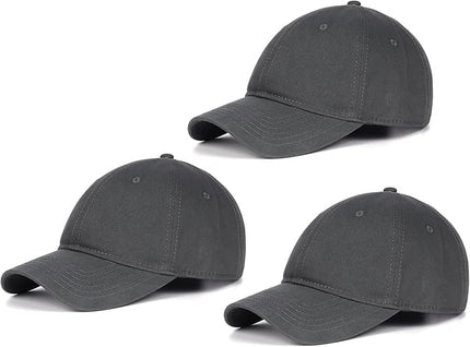 Zylioo XL XXL Oversize Baseball Cap, 100% Cotton Adjustable Dad Hat for Big Heads 23.5"-25.5", Soft Crown Large Size Cap