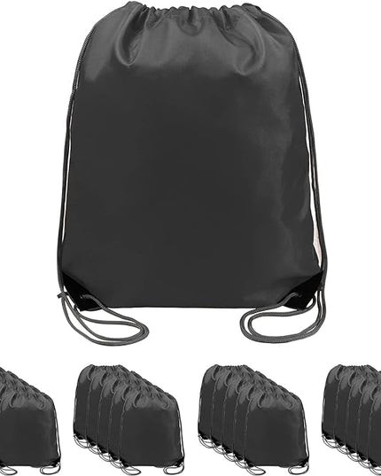 BeeGreen Drawstring Backpack Bags 20,30,50 Packs Reflective String Bags for Gym Sport Trip Cinch Sack DIY for Women Men