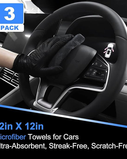 10PCS Car Detailing Cleaning Kit Interior Cleaner, Car Detailing Brushes, Car Duster, Car Cleaning Gel, Microfiber Cleaning Cloth, Car Accessories Essentials Supplies Tools for Auto,Truck, Interior
