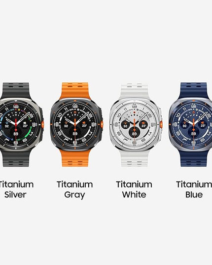 Samsung Galaxy Watch Ultra (2025) 47mm LTE Smartwatch, Titanium Casing, Advanced Sleep Coaching, Running Coach, Energy Score, Heart Rate Tracking, GPS, Titanium Silver [US Version, 2 Yr Warranty]