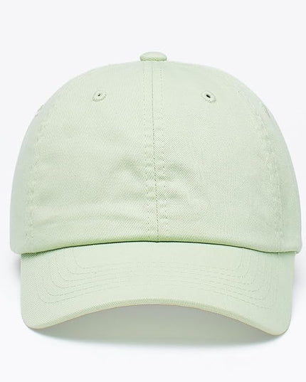 E BY ELIDAN Classic Dad Hat Cotton, Low-Profile Plain Baseball Cap, Adjustable, Breathable and Packable