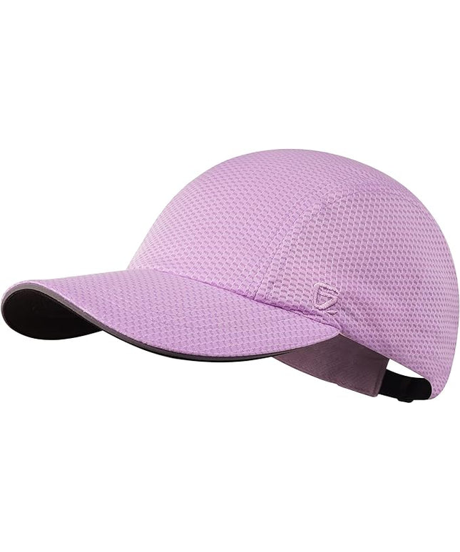 GADIEMKENSD Women's Race Day Running Cap Performance Mesh Hat - Excellent Ventilation, Lightweight, Reflective Safety