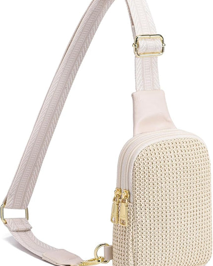 INICAT Faux Straw Crossbody Bags Beach Gifts Valentines Day Her Cruise Ship Essentials Women Summer Small Sling Purses