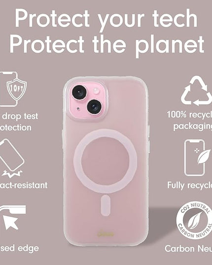 Sonix Protective Phone Case for iPhone 15, 14, 13 | Compatible with Magsafe | 10ft Drop Tested | Jelly Champagne