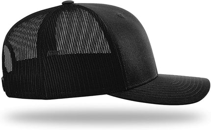 Richardson 112 Trucker Hat - Premium Adjustable Snapback Hat - Structured Six Panel Richardson Blank Caps