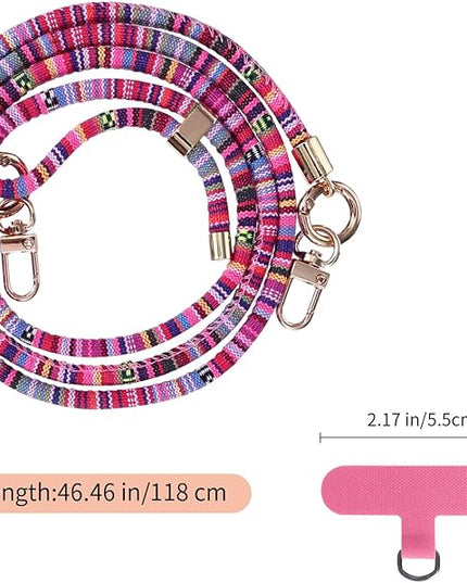 Phone Lanyard Crossbody Neck Strap with Charm Universal Adjustable Shoulder Strap Accessories