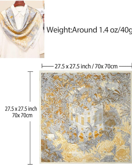 Dailyacc Hair Bandanas Scarf For Women Lightweight Fashion Neck Silk Satin Head Scarves For Sleeping Handbags Scarf