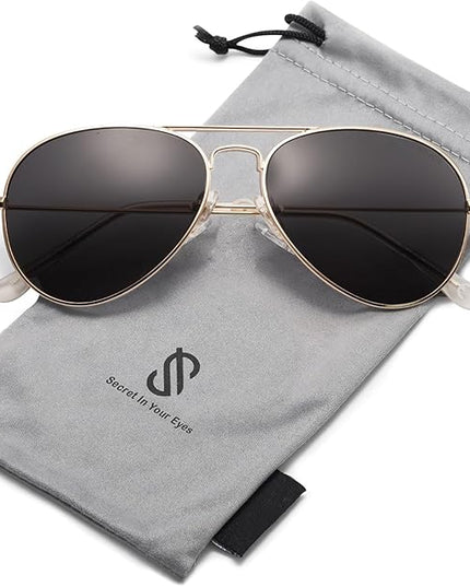 SOJOS Classic Aviator Polarized Sunglasses for Men Women Vintage Retro Style