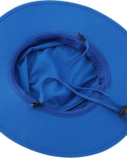 Home Prefer UPF50+ Mens Sun Hat Wide Brim Fishing Hat Womens UV Protection Cap Breathable Mesh Safari Gardening Bucket Hat