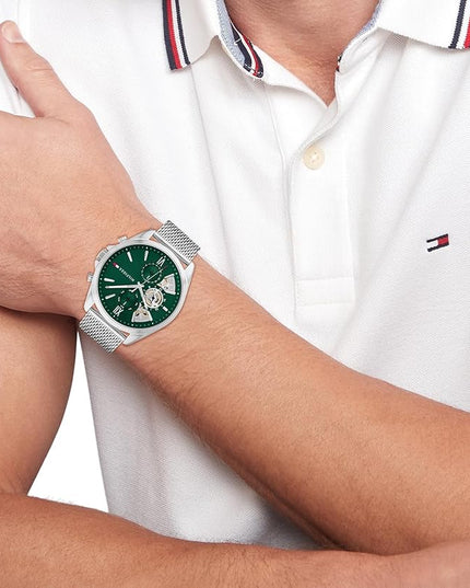 Tommy Hilfiger Men's Quartz Multifunction Watch - Stainless Steel - 5ATM/50 Meters Water Resistance - A Timeless, Modern Classic - Gift for Him - 43.5mm