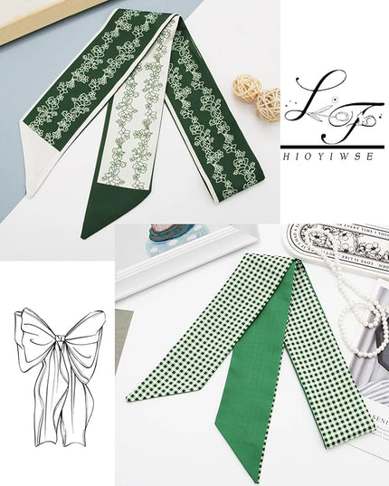 Purse Scarf Handbags For Women Skinny Hair Neck Accessories Scarves With Bag Scarfs Handle Fashion Lightweight