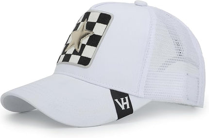 VINTAGE HAVANA Trucker Hats Women | Mesh Adjustable Snapback Hat | Men & Women Cute Trendy Fashion Baseball Cap