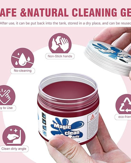 DNA Motoring 5 Pack Car Cleaning Gels Auto Detailing Tools Cleaning Putty Car Interior Cleaner, Car Jelly Cleaner, Keyboard Cleaner, Car Cleaning Supplies Car Gifts for Men Women, TOOLS-00150-N