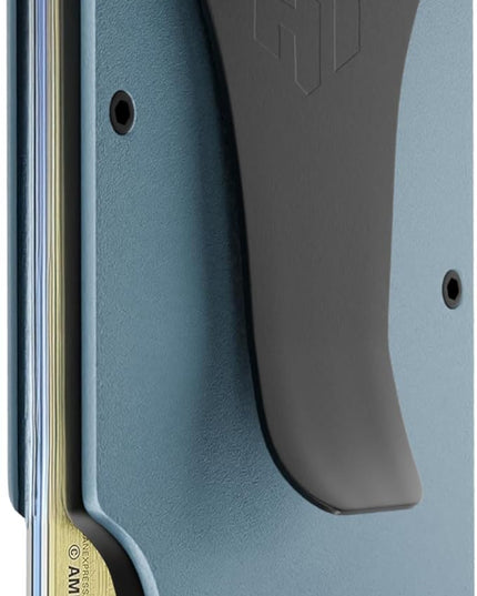 Hayvenhurst Wallet For Men - Reinvented Design Men's Wallet - Slim, Minimalistic & Seamless, Blocks RFID Scanners with a Money Clip (Grey)