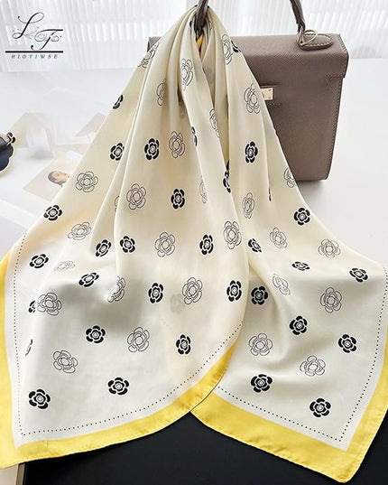 Satin Bandanas Head Scarf For Women Hair Scarves Accessories Lightweight Fashion Wrap Neck Silk Sleeping Headscarf